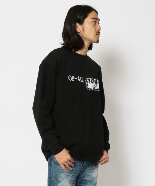 A4A(エーフォーエー)の「A4A(エーフォーエー) M.FLOWER ロンT(Tシャツ/カットソー・メンズ・ホワイト/ブラック・FREE)」の5枚目の写真