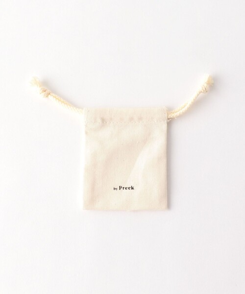 by Preek（バイプリーク）の「＜by Preek＞スモール フープピアス（ピアス（両耳用）・レディース・ゴールド/シルバー・FREE）」の3枚目の写真