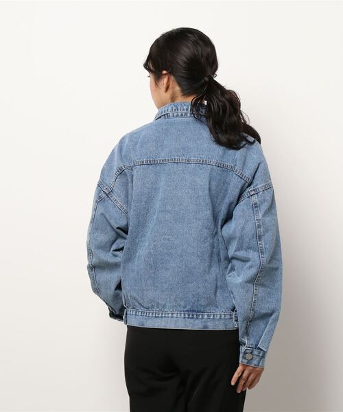 anap mimpi（アナップミンピ）の「フリンジリメイクデザインデニムジャケット（デニムジャケット・レディース・ブルー・FREE）」の3枚目の写真