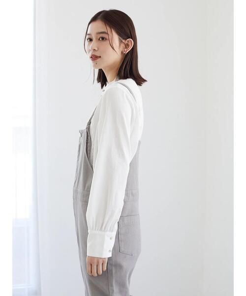 Green　Parks（グリーンパークス）の「ツイルサロペット（サロペット/オーバーオール・レディース・グレー/ベージュ・FREE）」の12枚目の写真