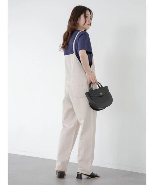 Green　Parks（グリーンパークス）の「ツイルサロペット（サロペット/オーバーオール・レディース・グレー/ベージュ・FREE）」の17枚目の写真