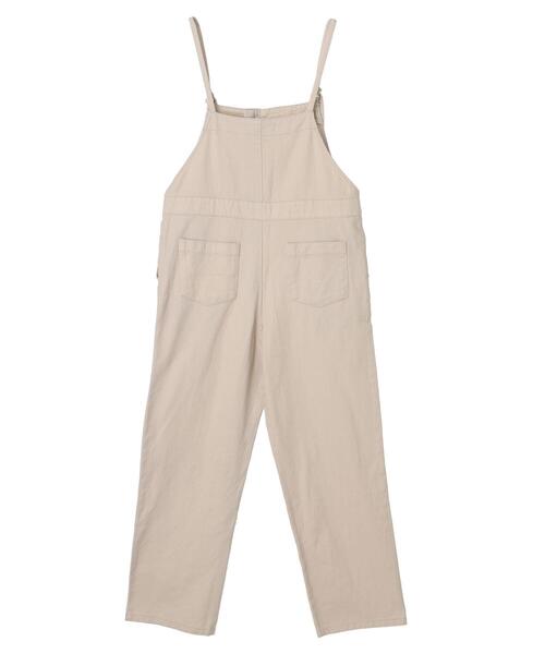 Green　Parks（グリーンパークス）の「ツイルサロペット（サロペット/オーバーオール・レディース・グレー/ベージュ・FREE）」の19枚目の写真