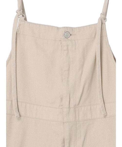 Green　Parks（グリーンパークス）の「ツイルサロペット（サロペット/オーバーオール・レディース・グレー/ベージュ・FREE）」の20枚目の写真