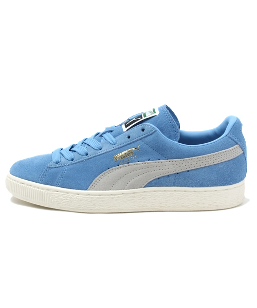 PUMA（プーマ）の「スウェード クラシック+（スニーカー・メンズ・ホワイト×グレー/ライトブルー/オレンジ・30.0cm/28.5cm/27.5cm/23cm/22.5cm/27cm/29cm/25.5cm/23.5cm/25cm/31cm/26cm/24cm/24.5cm/28cm/26.5cm）」の16枚目の写真