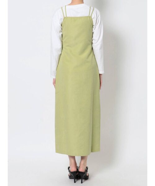 EMODA（エモダ）の「ダブルストラップスリットワンピース（ワンピース・レディース・ブラック/ライム・FREE）」の10枚目の写真