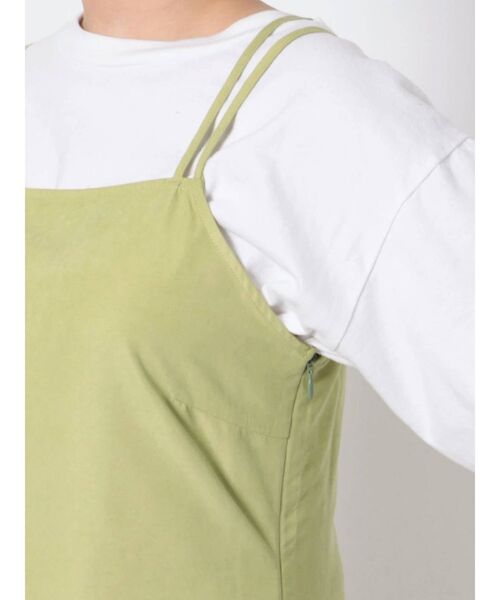 EMODA（エモダ）の「ダブルストラップスリットワンピース（ワンピース・レディース・ブラック/ライム・FREE）」の12枚目の写真