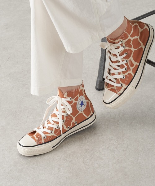 CONVERSE（コンバース）の「CONVERSE コンバース：ALL STAR GIRAFFESPOT HI（スニーカー・レディース・ブラウン・23.5㎝/24.5㎝/24㎝/23㎝）」の2枚目の写真