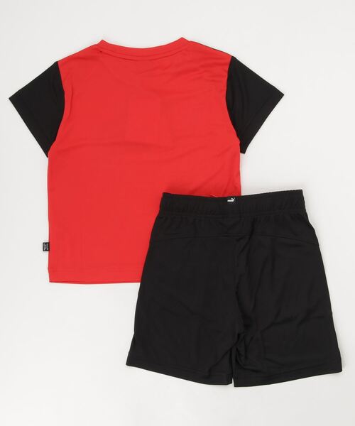 PUMA(プーマ)の「プーマ PUMA ポリ Tシャツ ショーツ セット_(Tシャツ/カットソー・キッズ・サックスブルー/レッド・130cm/160cm/140cm/120cm/150cm)」の3枚目の写真