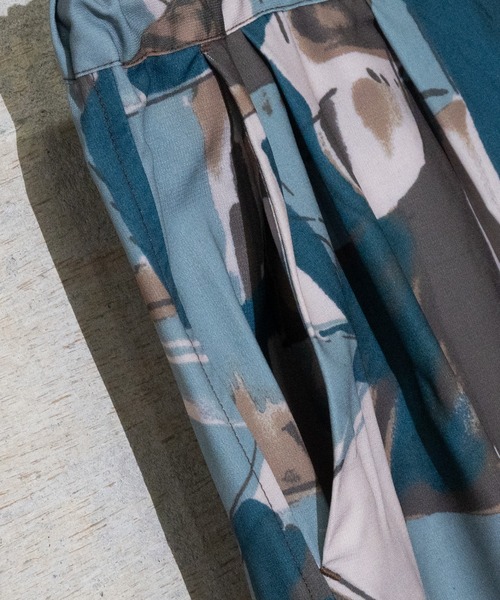 Naive magic（ナイーブマジック）の「【a】とろみシルクタッチポリエステル総柄ワイドパンツ（その他パンツ・メンズ・ホワイト/ブラック/グリーン/アイボリー・MEDIUM/LARGE）」の20枚目の写真