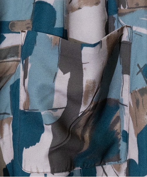 Naive magic（ナイーブマジック）の「【a】とろみシルクタッチポリエステル総柄ワイドパンツ（その他パンツ・メンズ・ホワイト/ブラック/グリーン/アイボリー・MEDIUM/LARGE）」の13枚目の写真