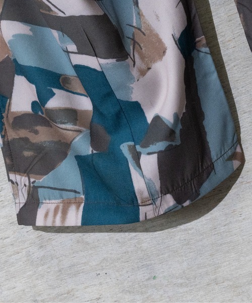 Naive magic（ナイーブマジック）の「【a】とろみシルクタッチポリエステル総柄ワイドパンツ（その他パンツ・メンズ・ホワイト/ブラック/グリーン/アイボリー・MEDIUM/LARGE）」の14枚目の写真