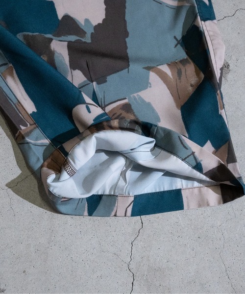 Naive magic（ナイーブマジック）の「【a】とろみシルクタッチポリエステル総柄ワイドパンツ（その他パンツ・メンズ・ホワイト/ブラック/グリーン/アイボリー・MEDIUM/LARGE）」の12枚目の写真