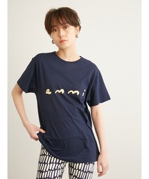 emmi | 【emmi atelier】和紙混emmiロゴT-shirts(Tシャツ/カットソー)