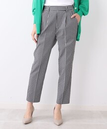 DRESKIP | サマー綿混ハイパーテーパードパンツ【貴島明日香さん着用】(その他パンツ)