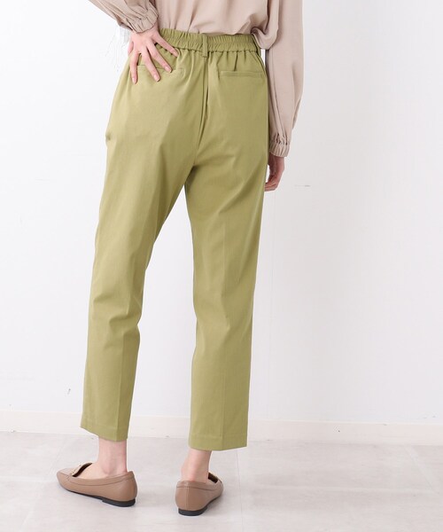 DRESKIP（ドレスキップ）の「◆【接触冷感/UVケア/洗える】サマー綿混ハイパーテーパードパンツ（その他パンツ・レディース・ライトグリーン/ブラック系1/ブラック/サンドベージュ・04/02/03）」の17枚目の写真