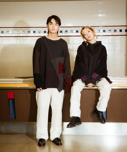 masterkey（マスターキー）の「masterkey マスターキー / BOHEMIANS カシミア100%リメイクアノラックポンチョ カシミヤニット / MK23A-V-01（ニット/セーター・メンズ・ブラック系その他・FREE）」の5枚目の写真