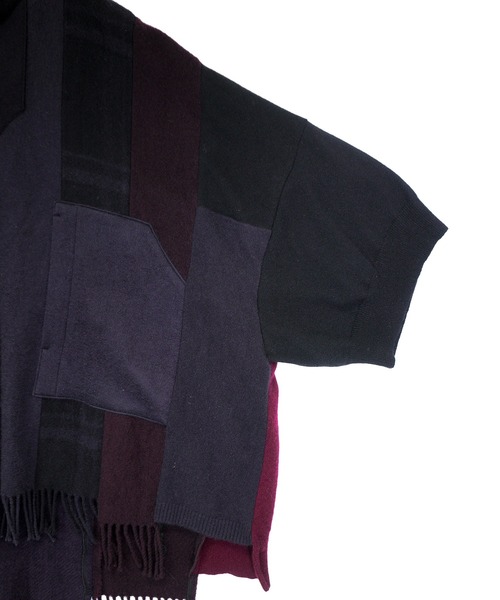 masterkey（マスターキー）の「masterkey マスターキー / BOHEMIANS カシミア100%リメイクアノラックポンチョ カシミヤニット / MK23A-V-01（ニット/セーター・メンズ・ブラック系その他・FREE）」の17枚目の写真