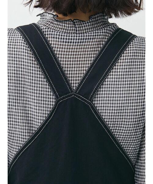 Petit fleur(プチフルール)の「・Petit Fleur ツイルマーメイドジャンスカ(ジャンパースカート・レディース・ブラック/アイボリー・FREE)」の6枚目の写真