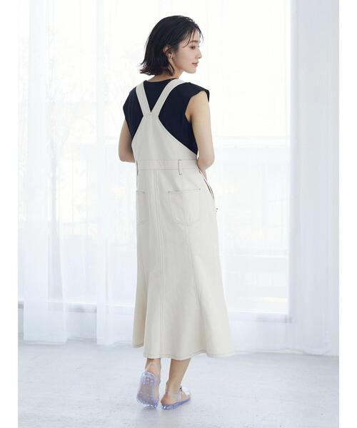 Petit fleur(プチフルール)の「・Petit Fleur ツイルマーメイドジャンスカ(ジャンパースカート・レディース・ブラック/アイボリー・FREE)」の22枚目の写真