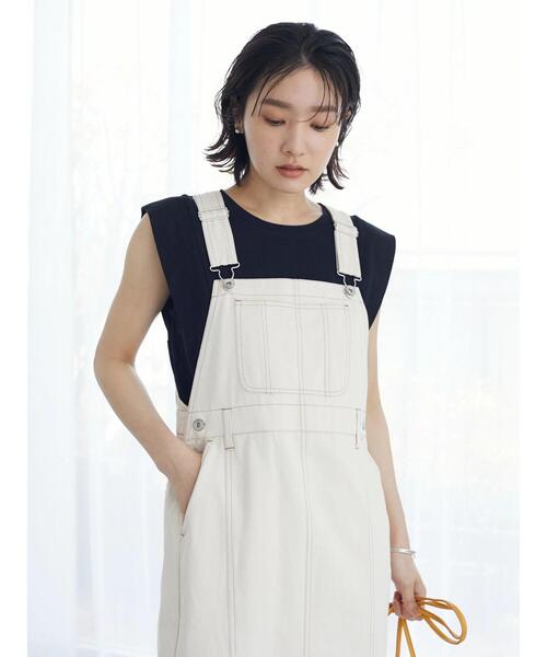 Petit fleur(プチフルール)の「・Petit Fleur ツイルマーメイドジャンスカ(ジャンパースカート・レディース・ブラック/アイボリー・FREE)」の19枚目の写真