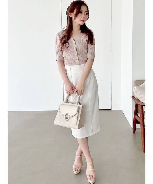 RESEXXY(リゼクシー)の「ハイウエストポンチスカート(スカート・レディース・ホワイト/ブラック/ピンク/ブルー・SMALL/MEDIUM)」の21枚目の写真