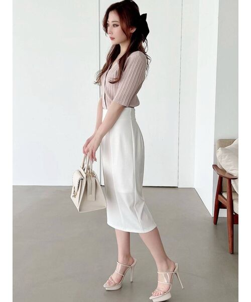 RESEXXY(リゼクシー)の「ハイウエストポンチスカート(スカート・レディース・ホワイト/ブラック/ピンク/ブルー・SMALL/MEDIUM)」の16枚目の写真