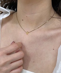 mystic | [eau un bijou]  S.clear stone necklace(ネックレス)