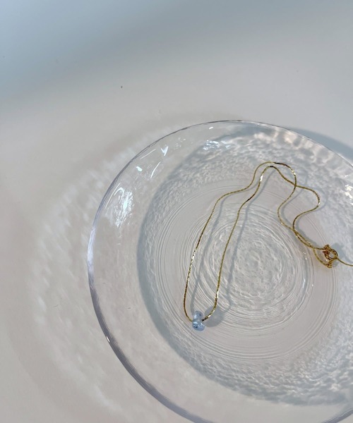 mystic（ミスティック）の「[eau un bijou]  S.clear stone necklace（ネックレス・レディース・イエロー/ブルー・ONE SIZE）」の6枚目の写真