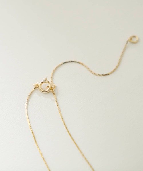 mystic（ミスティック）の「[eau un bijou]  S.clear stone necklace（ネックレス・レディース・イエロー/ブルー・ONE SIZE）」の9枚目の写真