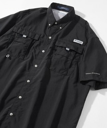 Columbia（コロンビア）の「【Columbia/コロンビア】ルーズシルエット ブランドロゴ ポケット付き半袖シャツ/【UVカット】【釣り用】/【セットアップ可能】（シャツ/ブラウス・メンズ）」