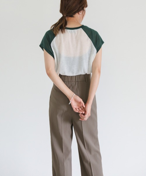 select MOCA（セレクトモカ）の「切り替えデザインジャケットセットアップ（セットアップ・レディース・ブラック/チャコールアッシュ/アイボリー・FREE）」の14枚目の写真