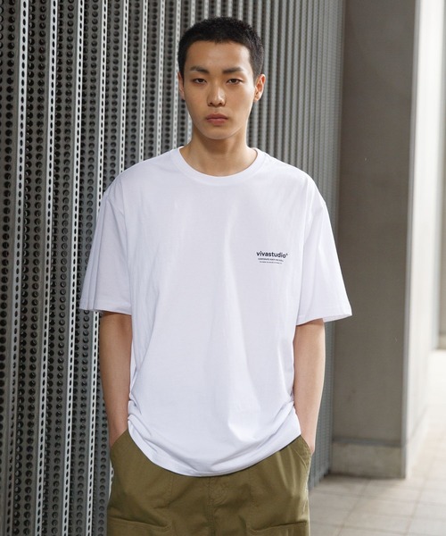 VIVASTUDIO（ビバスタジオ）の「【UNISEX】「VIVA STUDIO / ビバスタジオ 」LOCATION TEE / ロケーション 半袖Tシャツ 2295629（Tシャツ/カットソー・メンズ・ライトグレー/ホワイト/ブラック・MEDIUM/X-LARGE/SMALL/LARGE）」の15枚目の写真