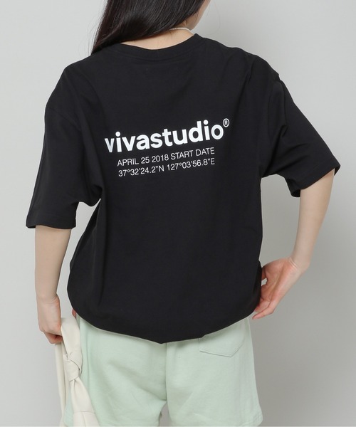 VIVASTUDIO（ビバスタジオ）の「【UNISEX】「VIVA STUDIO / ビバスタジオ 」LOCATION TEE / ロケーション 半袖Tシャツ 2295629（Tシャツ/カットソー・メンズ・ライトグレー/ホワイト/ブラック・MEDIUM/X-LARGE/SMALL/LARGE）」の10枚目の写真