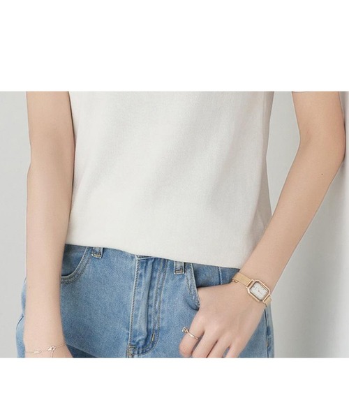 LOPASS(ロパス)の「サマーリブニットトップス(ニット/セーター・レディース・ネイビー/ピンク/ブルー・MEDIUM/LARGE)」の15枚目の写真