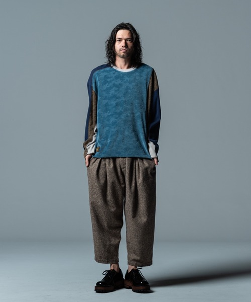 glamb(グラム)の「Octa Tuck Pants / オクタタックパンツ(その他パンツ・メンズ・ブラック/ベージュ・M/S/L)」の8枚目の写真