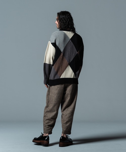 glamb(グラム)の「Octa Tuck Pants / オクタタックパンツ(その他パンツ・メンズ・ブラック/ベージュ・M/S/L)」の14枚目の写真