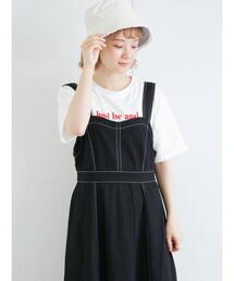 ehka sopo | 発泡プリントロゴTシャツ(ニット/セーター)