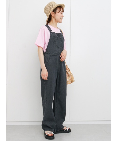 ehka sopo（エヘカソポ）の「発泡プリントロゴTシャツ（ニット/セーター・レディース・ブラック/オフホワイト/サックスブルー/ピンク・ﾌﾘ-）」の8枚目の写真