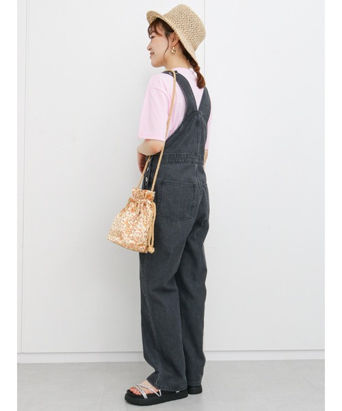 ehka sopo（エヘカソポ）の「発泡プリントロゴTシャツ（ニット/セーター・レディース・ブラック/オフホワイト/サックスブルー/ピンク・ﾌﾘ-）」の7枚目の写真