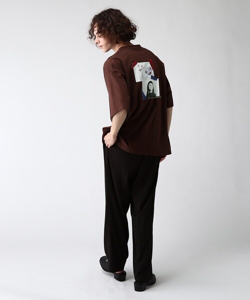 tk.TAKEO KIKUCHI(ティーケータケオキクチ)の「◆テープコラージュTシャツ(Tシャツ/カットソー・メンズ・ホワイト/ブラック/ブラウン系その他・02/03)」の20枚目の写真