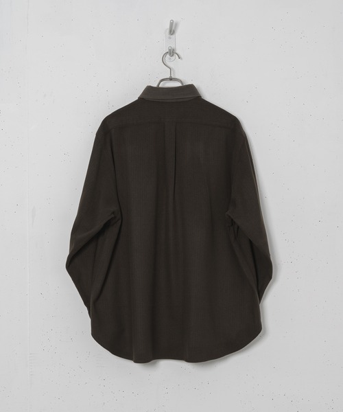 CASPER JOHN(キャスパージョン)の「Soft touch relax cleric shirts/ソフトタッチリラックスクレリックシャツ(Tシャツ/カットソー・メンズ・ホワイト/ブラウン/ブラック・SMALL/MEDIUM/LARGE)」の16枚目の写真
