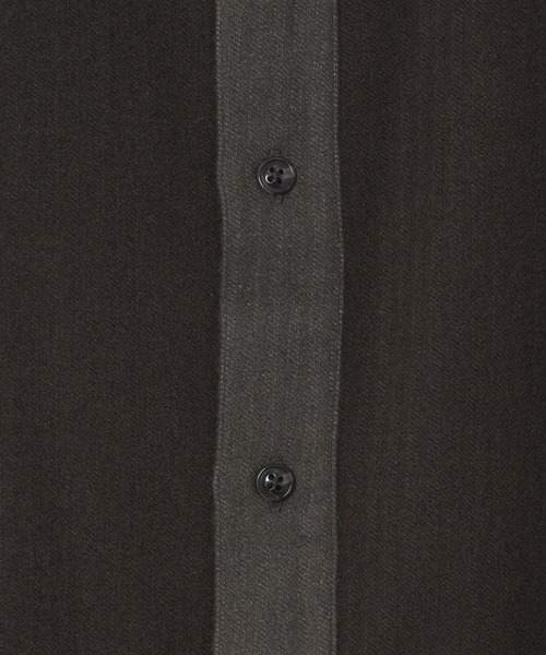 CASPER JOHN(キャスパージョン)の「Soft touch relax cleric shirts/ソフトタッチリラックスクレリックシャツ(Tシャツ/カットソー・メンズ・ホワイト/ブラウン/ブラック・SMALL/MEDIUM/LARGE)」の17枚目の写真