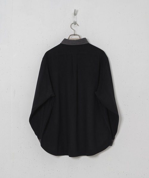 CASPER JOHN(キャスパージョン)の「Soft touch relax cleric shirts/ソフトタッチリラックスクレリックシャツ(Tシャツ/カットソー・メンズ・ホワイト/ブラウン/ブラック・SMALL/MEDIUM/LARGE)」の19枚目の写真