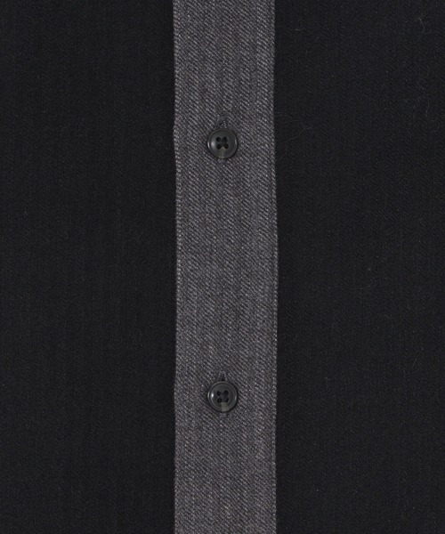 CASPER JOHN(キャスパージョン)の「Soft touch relax cleric shirts/ソフトタッチリラックスクレリックシャツ(Tシャツ/カットソー・メンズ・ホワイト/ブラウン/ブラック・SMALL/MEDIUM/LARGE)」の20枚目の写真