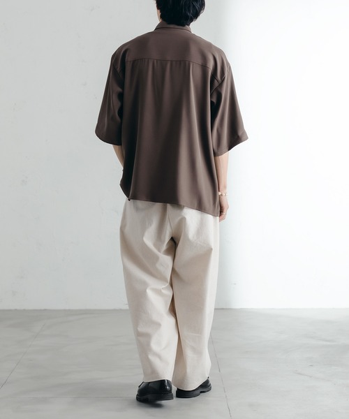 epnok（エプノック）の「タイロッケンルーズシャツ（シャツ/ブラウス・メンズ・ブラック/モカ/オフホワイト・MEDIUM/LARGE/SMALL）」の22枚目の写真