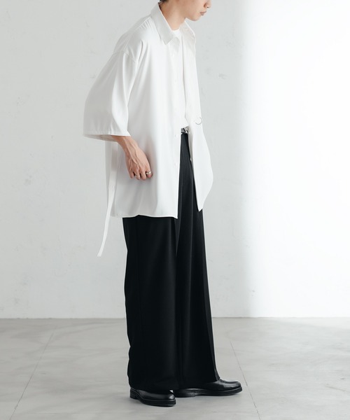 epnok（エプノック）の「タイロッケンルーズシャツ（シャツ/ブラウス・メンズ・ブラック/モカ/オフホワイト・MEDIUM/LARGE/SMALL）」の12枚目の写真