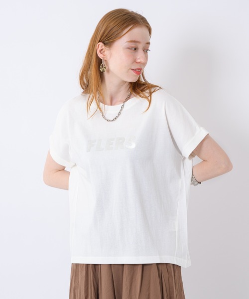 Paradise Picnic（パラダイスピクニック）の「cloche シルバーロゴカットソー（Tシャツ/カットソー・レディース・グレー/ホワイト/ブルー・FREE）」の2枚目の写真