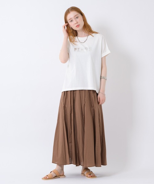 Paradise Picnic（パラダイスピクニック）の「cloche シルバーロゴカットソー（Tシャツ/カットソー・レディース・グレー/ホワイト/ブルー・FREE）」の8枚目の写真