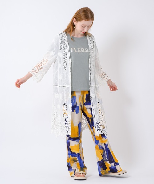 Paradise Picnic（パラダイスピクニック）の「cloche シルバーロゴカットソー（Tシャツ/カットソー・レディース・グレー/ホワイト/ブルー・FREE）」の5枚目の写真