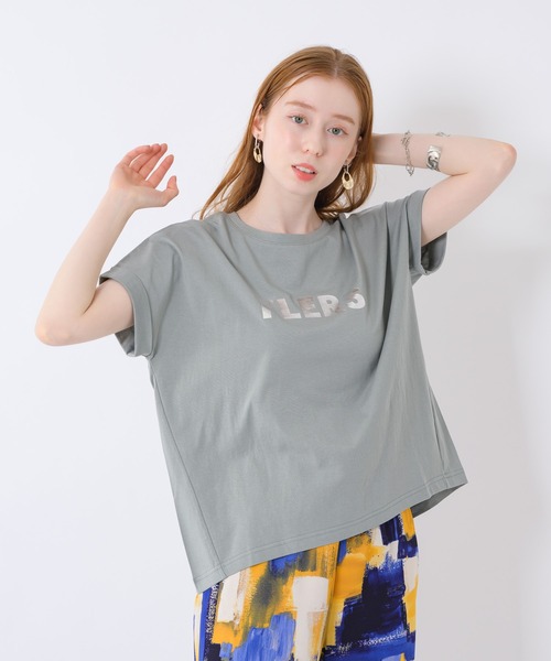 Paradise Picnic（パラダイスピクニック）の「cloche シルバーロゴカットソー（Tシャツ/カットソー・レディース・グレー/ホワイト/ブルー・FREE）」の16枚目の写真